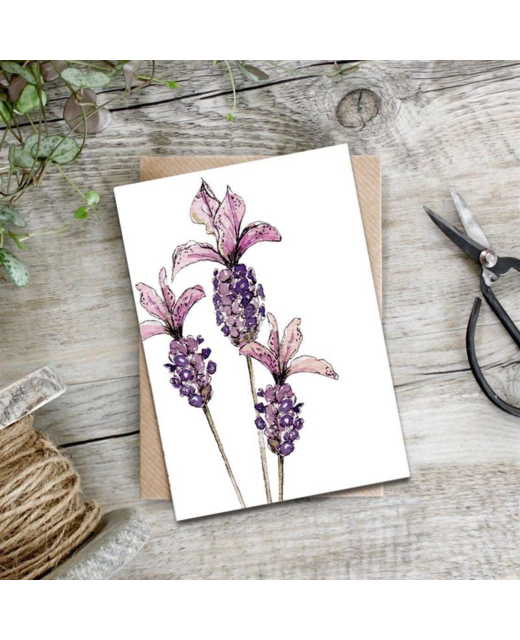 Livewires French Lavender Card