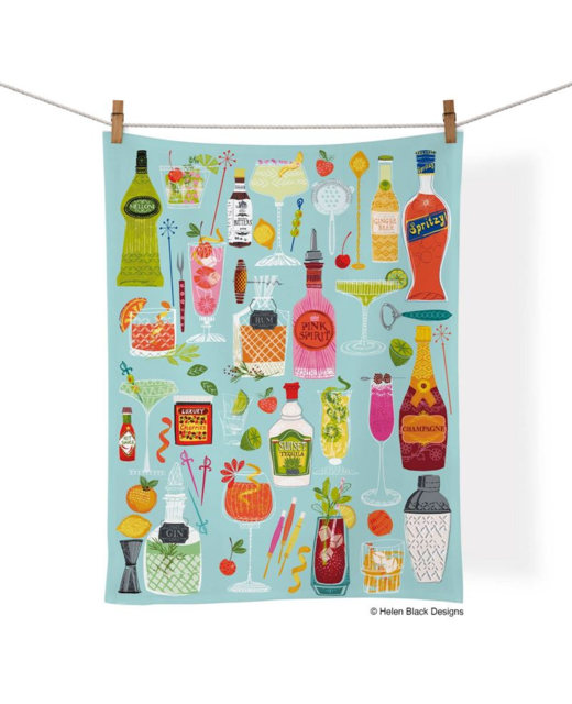 Livewires 5 O'Clock Somewhere Cotton Tea Towel