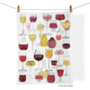 Livewires Wine Time Cotton Tea Towel