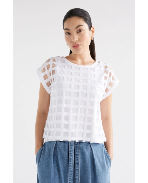 Elk Grid Burnout Top