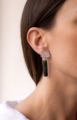 Boh Runga Pounamu Piwakawaka Drop Earrings