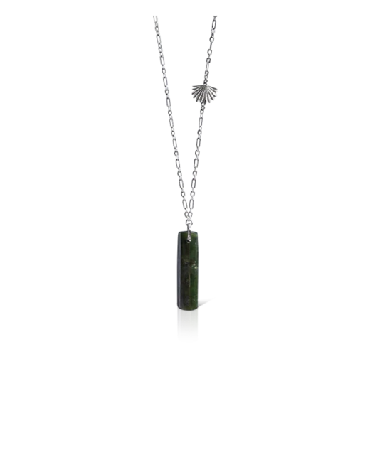 Boh Runga Pounamu Piwakawaka Drop Pendant