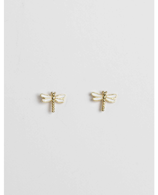 Stella + Gemma Gold Dragonfly Earrings