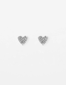 Stella + Gemma Crystal Heart Earrings