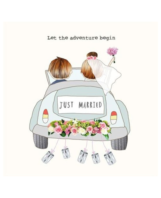 Rosie Made a Thing Adventure Wedding Card