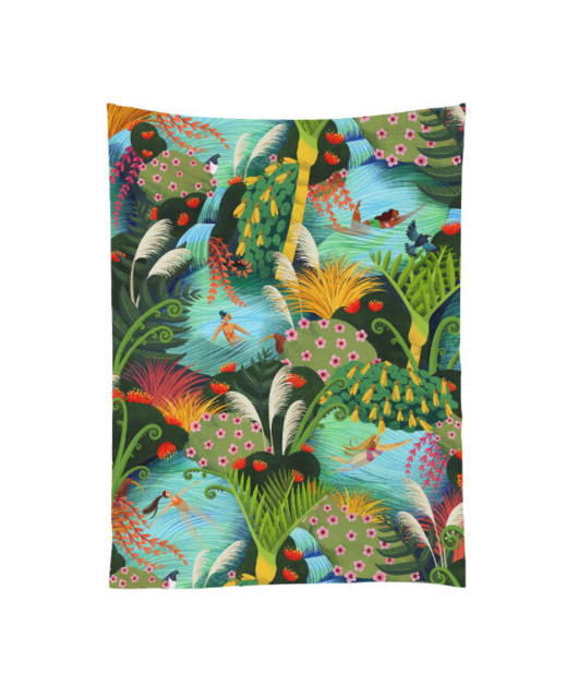 Moana Road Wahine in Water Tea Towel