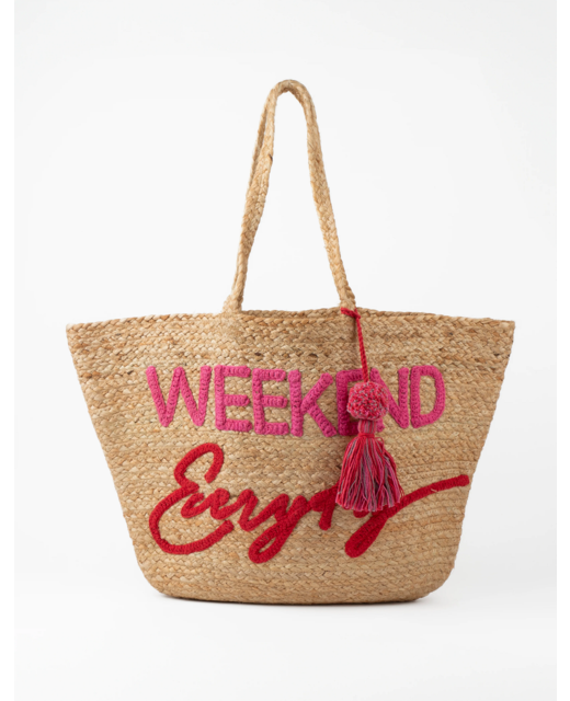 Stella + Gemma Jute Weekend Everyday Shopper Bag