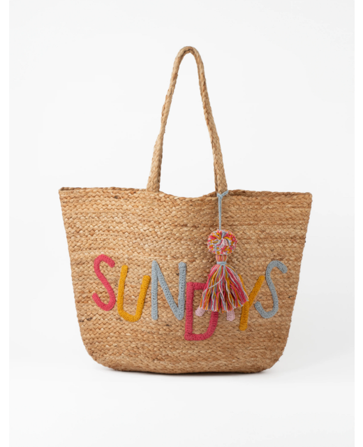 Stella + Gemma Jute Sundays Shopper Bag