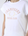 Stella + Gemma Cuff Sleeve T-Shirt - Champagne Social