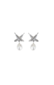 Boh Runga Feather Kiss Pearl Studs