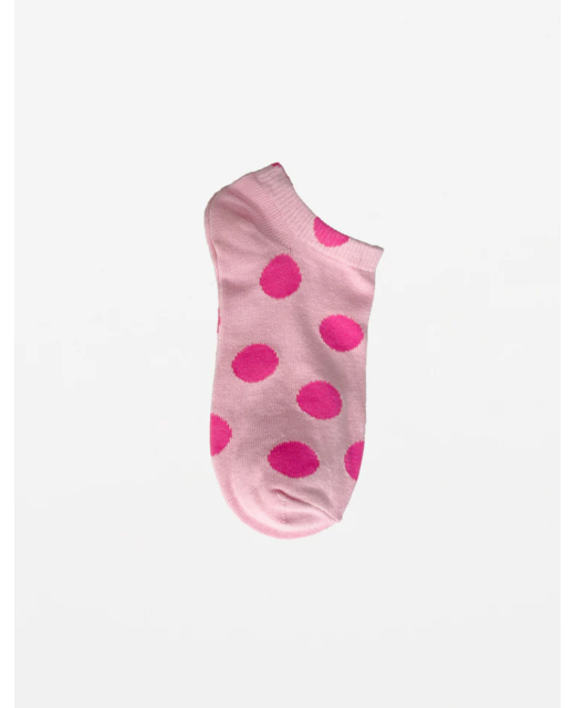 Stella + Gemma Blush with Fuchsia Spot Socks