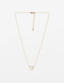 Stella + Gemma Gold Crystal Heart Necklace