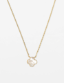 Stella + Gemma Gold Mop Clover Necklace