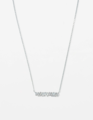 Stella + Gemma Silver Crystals Necklace