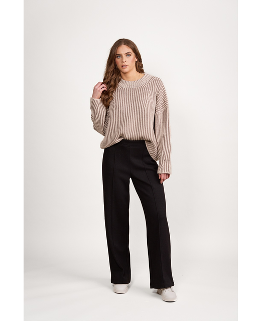 Vassalli Wide Leg Full Length Pull On Pant