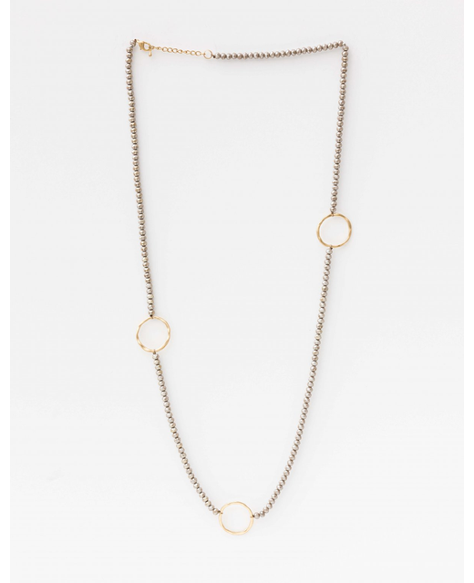 Bead with Gold Necklace